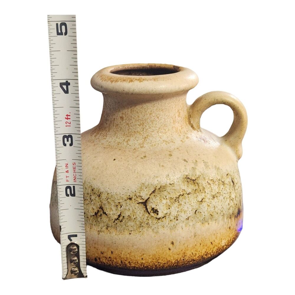 Crowning Touch Small Pitcher Jug Pot 493-10 Handle Tag West Germany - Picture 12 of 13